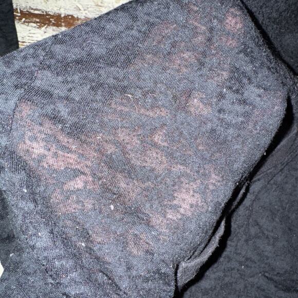 Soffe Sheer Bunout Long Sleeve Women's Size Large Black Athletic Shirt - Picture 10 of 12